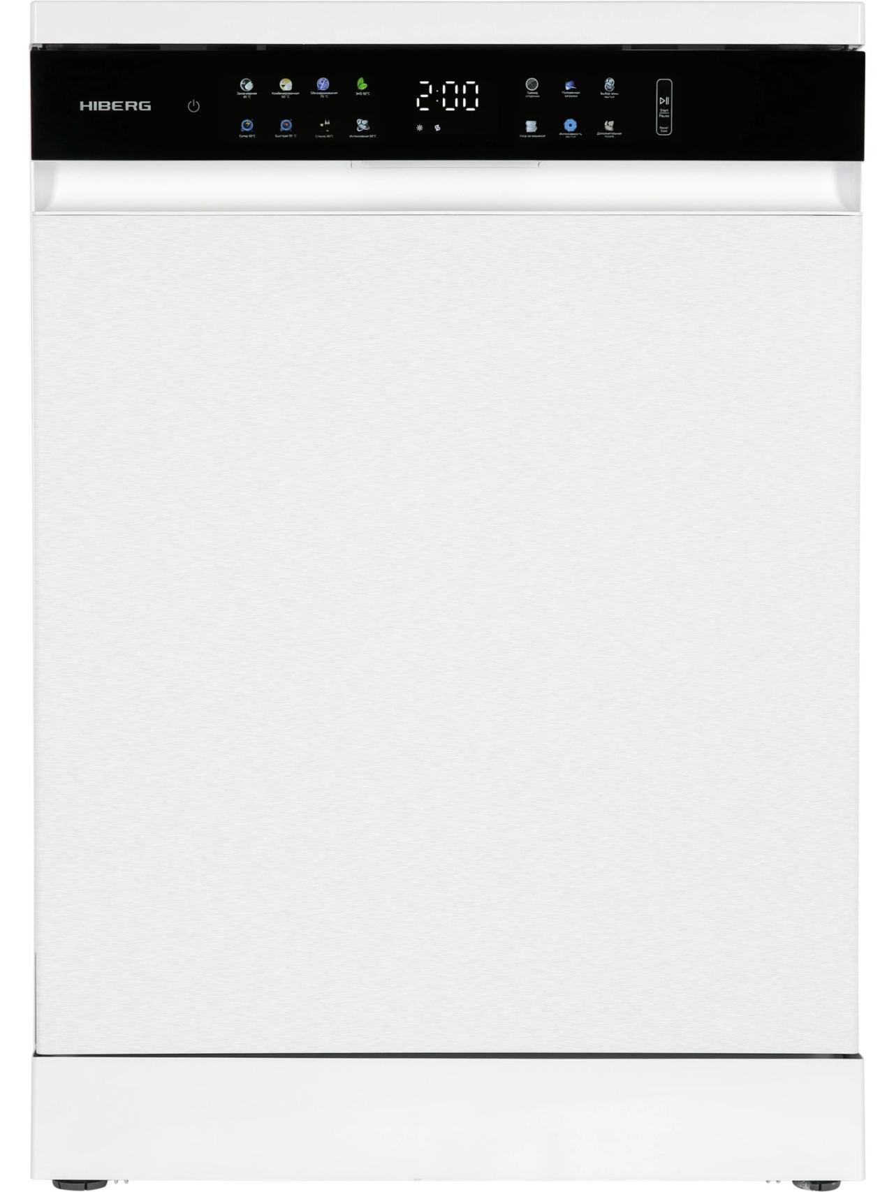 Отдельностоящая посудомоечная машина HIBERG i-F 6815 LW RU
