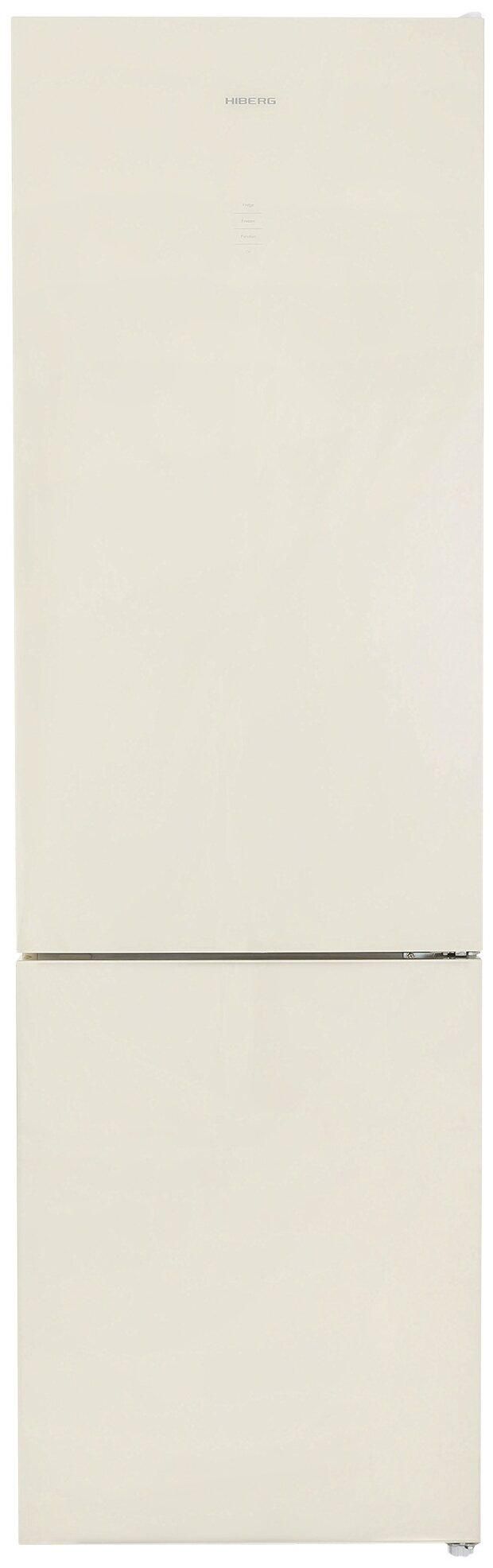 Холодильник HIBERG RFC-400DX NFGY inverter RU, бежевый