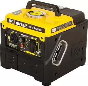 Бензиновый генератор Huter DN1500i, 220/12 В, 1.2кВт